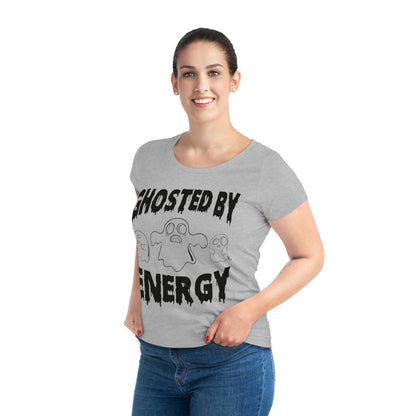 Ghosted by Energy with Spooky Ghosts, Women's Jazzer T-shirt (Light), Printed