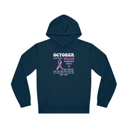 Awareness Month - Mast Cell Activation Syndrome, Unisex Organic Drummer Hoodie, Printed