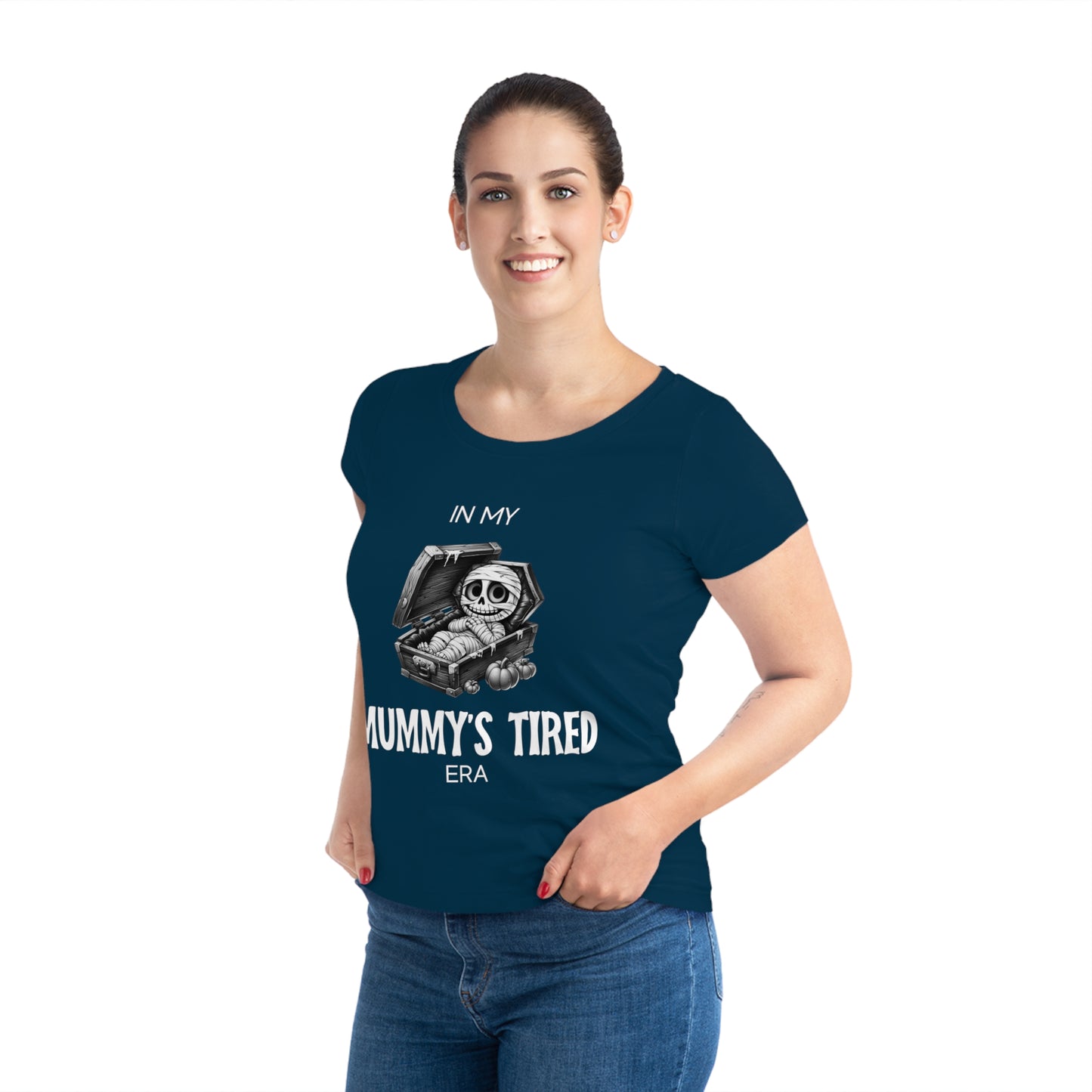 In My Mummy’s Tired Era, Women's Jazzer T-shirt (Dark), Printed