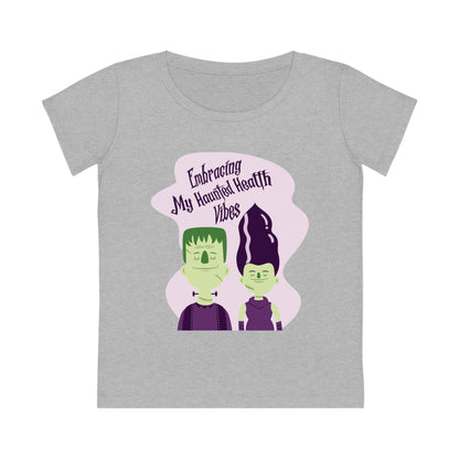 Embracing My Haunted Health Vibes, Women's Jazzer T-shirt (Light), Printed