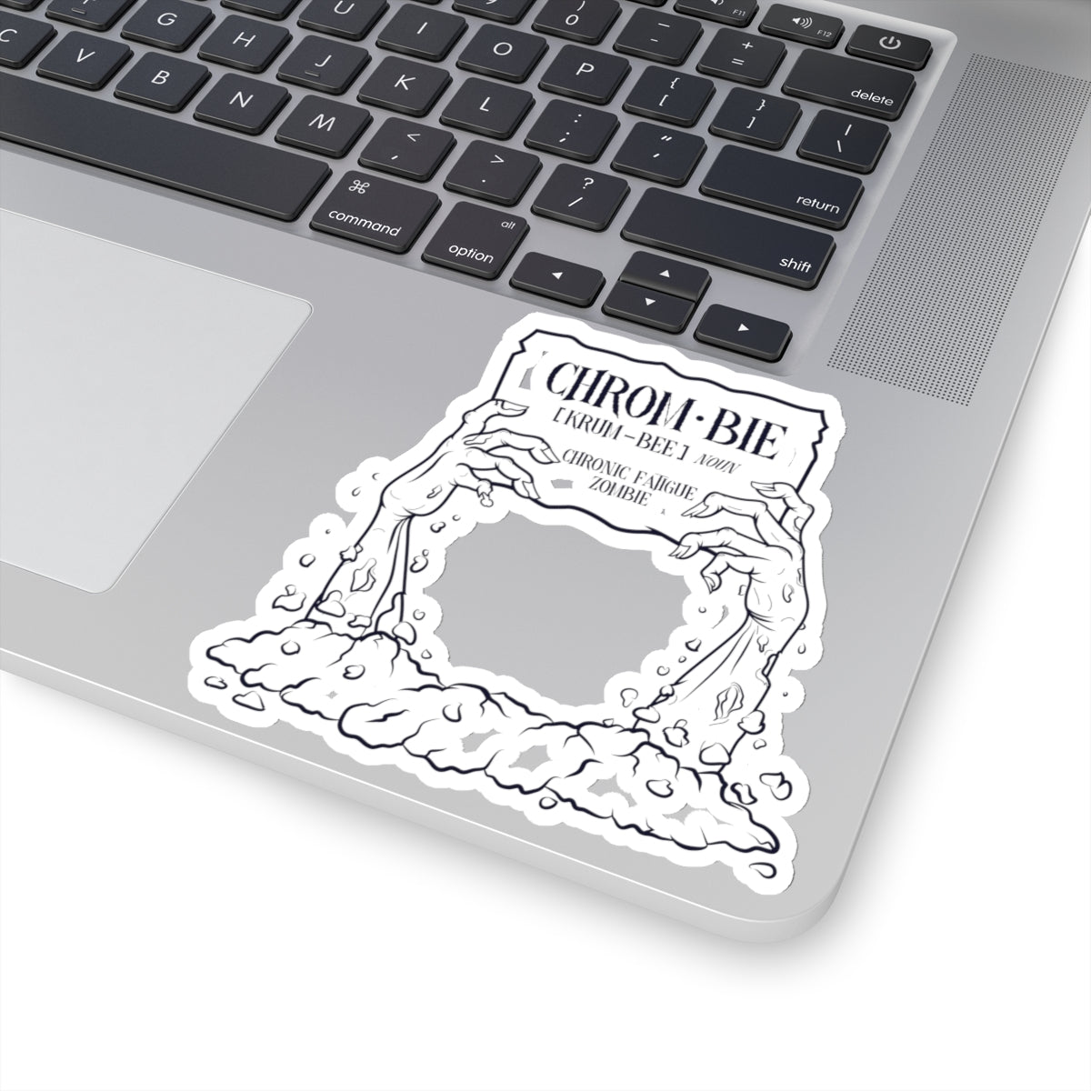 Chrombie, Sticker (Black)