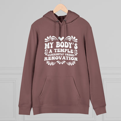 My Body's A Temple... | Unisex Heavy Blend Organic Hoodie Sweatshirt