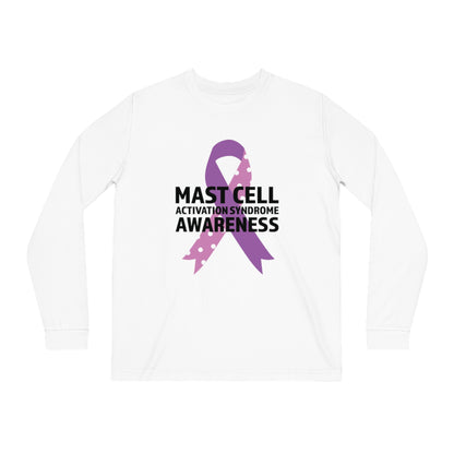 Awareness Ribbon - Mast Cell Activation Syndrome, Unisex Organic Long Sleeve Tee, Printed