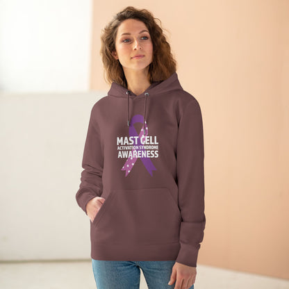 Awareness Ribbon - Mast Cell Activation Syndrome | Unisex Heavy Blend Organic Hoodie Sweatshirt