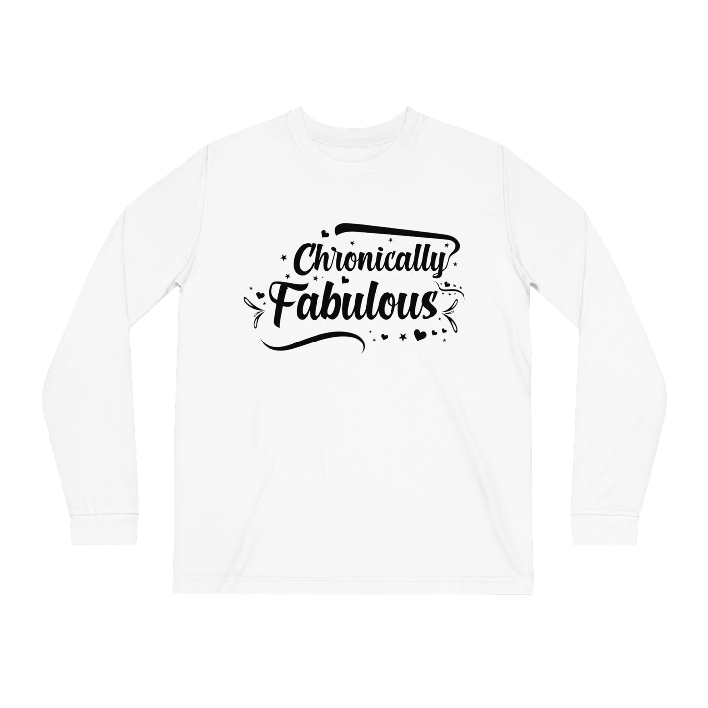 Chronically Fabulous, Unisex Organic Long Sleeve Tee, Printed