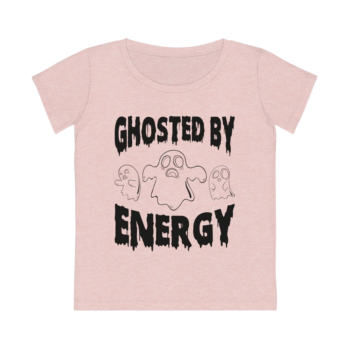 Ghosted by Energy with Spooky Ghosts, Women's Jazzer T-shirt (Light), Printed