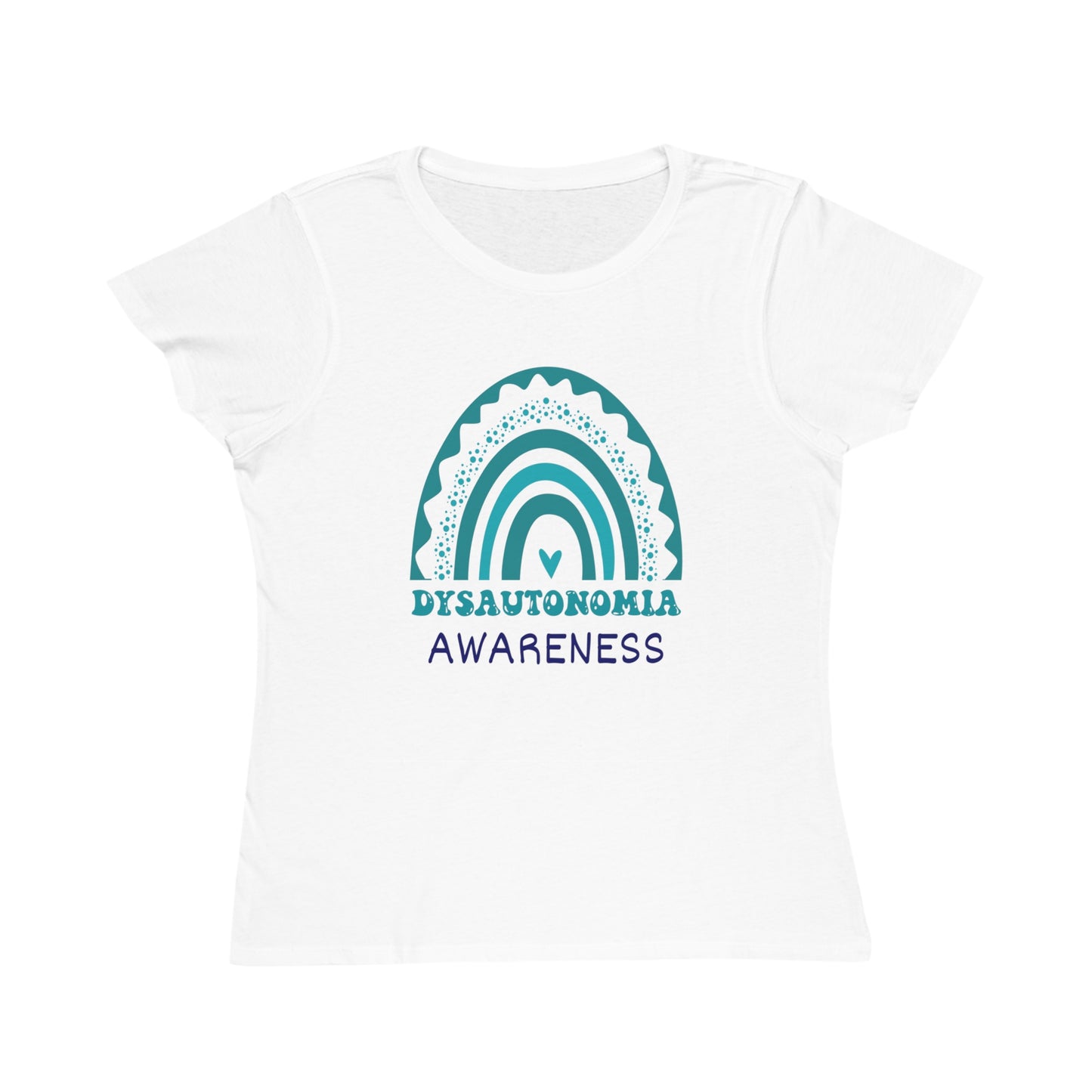 Dysautonomia Big Awareness Rainbow | Women's Lightweight, Organic Classic T-shirt