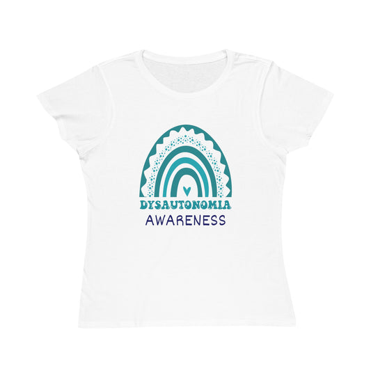 Dysautonomia Big Awareness Rainbow | Women's Lightweight, Organic Classic T-shirt