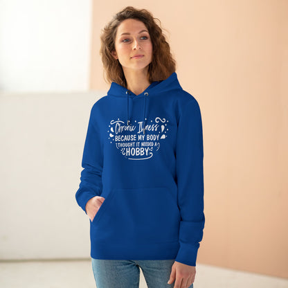 My Body Thought it Needed a Hobby | Unisex Heavy Blend Organic Hoodie Sweatshirt