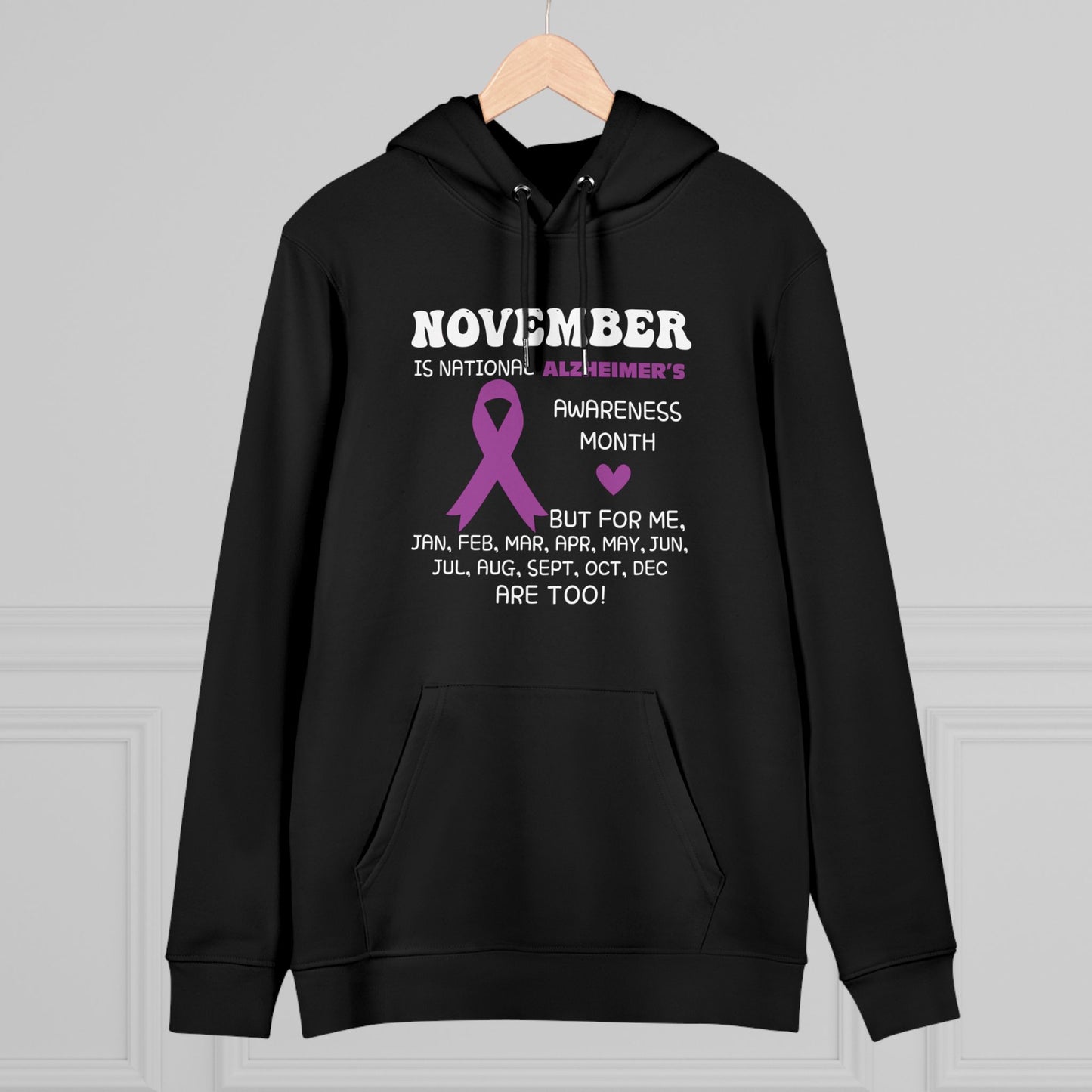 Awareness Month - Alzheimer's | Unisex Heavy Blend Organic Hoodie Sweatshirt