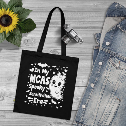 In My MCAS Spooky Sensitivities Era, Organic Tote (Colorful), Printed