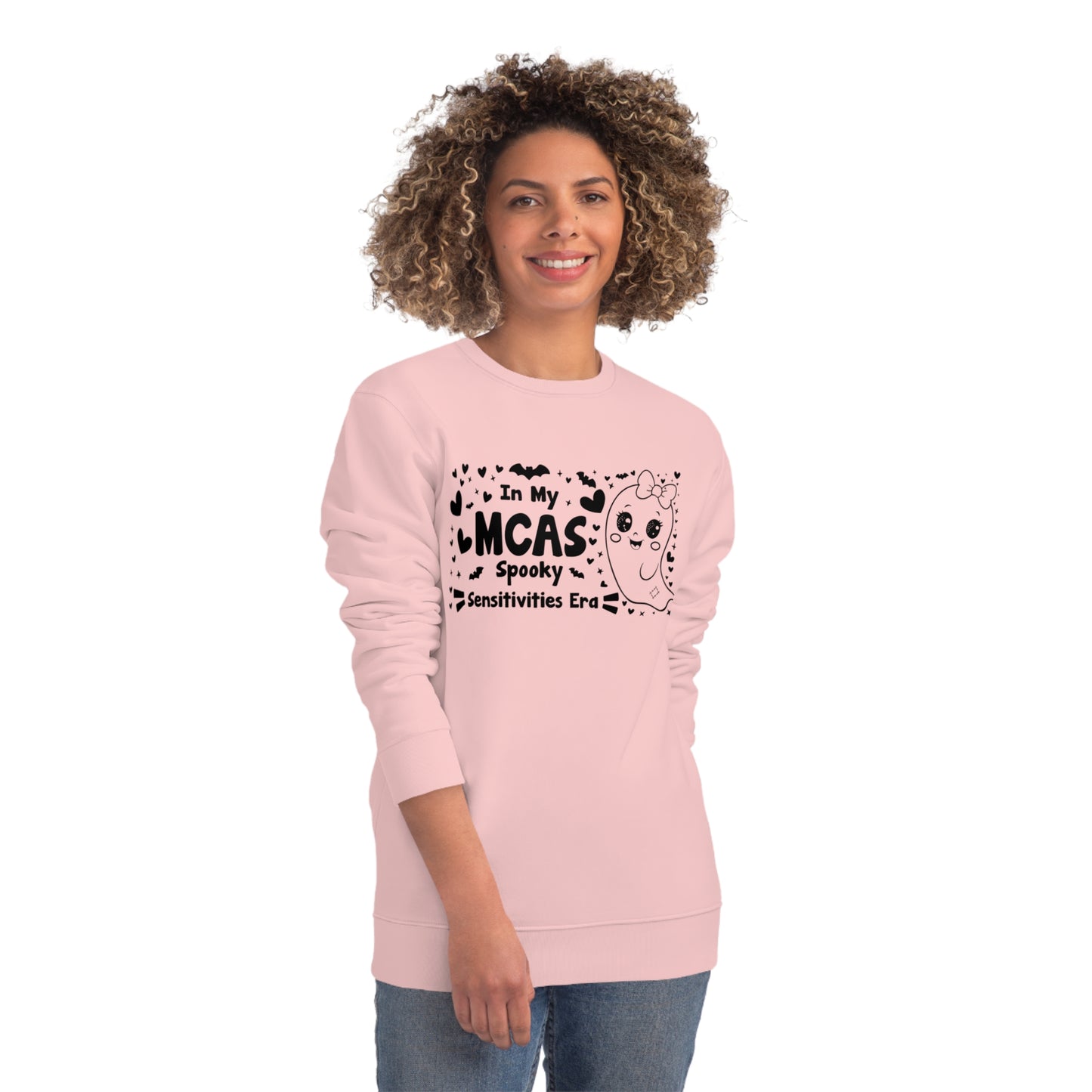 In My MCAS Spooky Sensitivities Era, Unisex Organic Sweatshirt, Printed