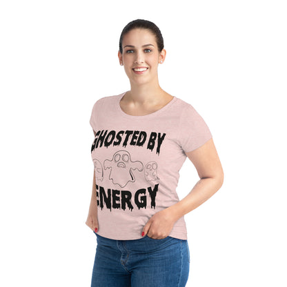 Ghosted by Energy with Spooky Ghosts, Women's Jazzer T-shirt (Light), Printed