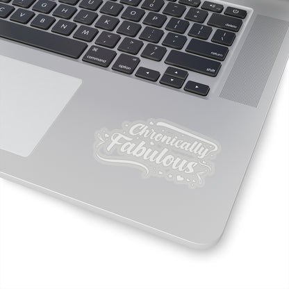 Chronically Fabulous, Sticker (White)