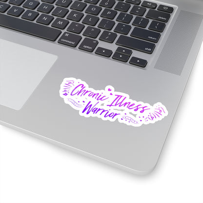 Chronic Illness Warrior, Sticker (In Color)