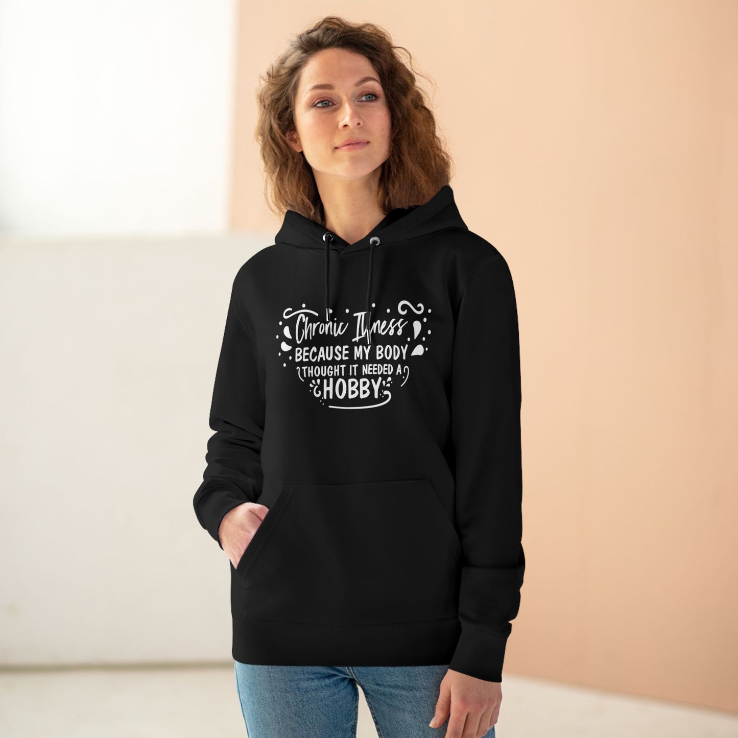 My Body Thought it Needed a Hobby | Unisex Heavy Blend Organic Hoodie Sweatshirt