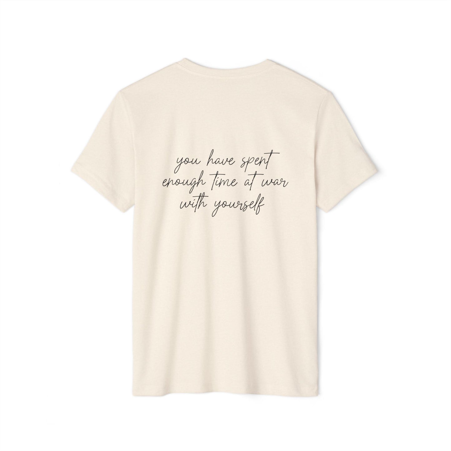 Just Breathe, Unisex Organic Cotton T-shirt, Printed