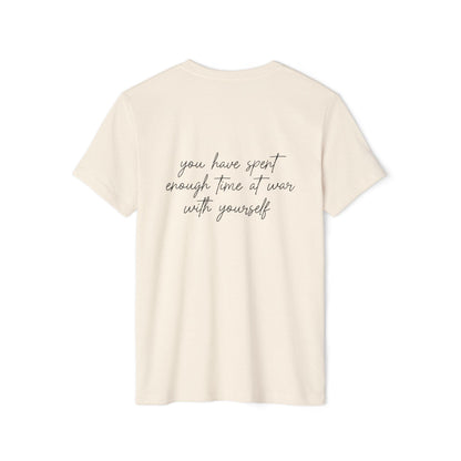 Just Breathe, Unisex Organic Cotton T-shirt, Printed