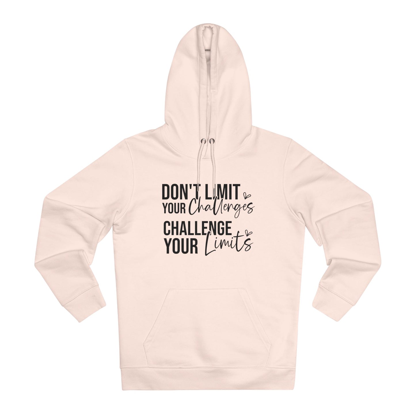 Don't Limit Your Challenges in Pastel Aesthetic | Unisex Heavy Blend Organic Hoodie Sweatshirt