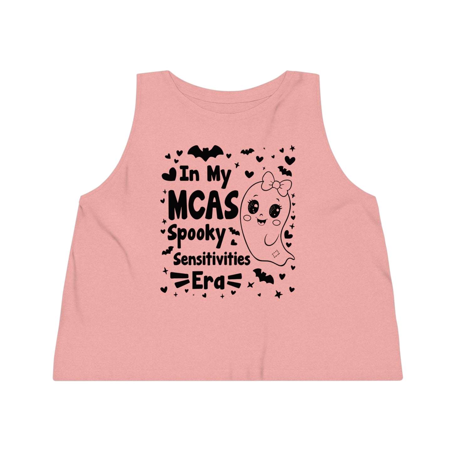 In My MCAS Spooky Sensitivities Era, Women's Dancer Cropped Tank Top, Printed