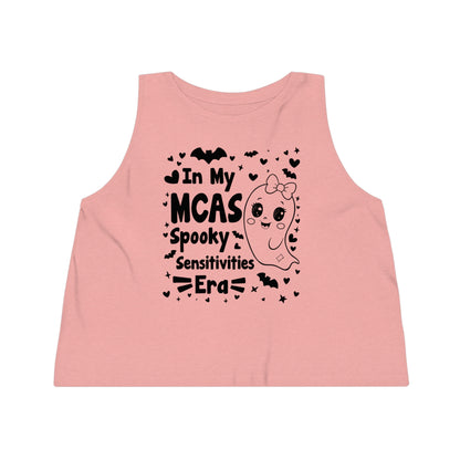 In My MCAS Spooky Sensitivities Era, Women's Dancer Cropped Tank Top, Printed