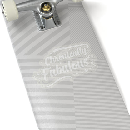 Chronically Fabulous, Sticker (White)