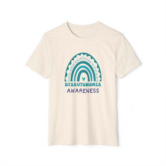 Dysautonomia Big Awareness Rainbow | Lightweight Recycled Unisex T-shirt