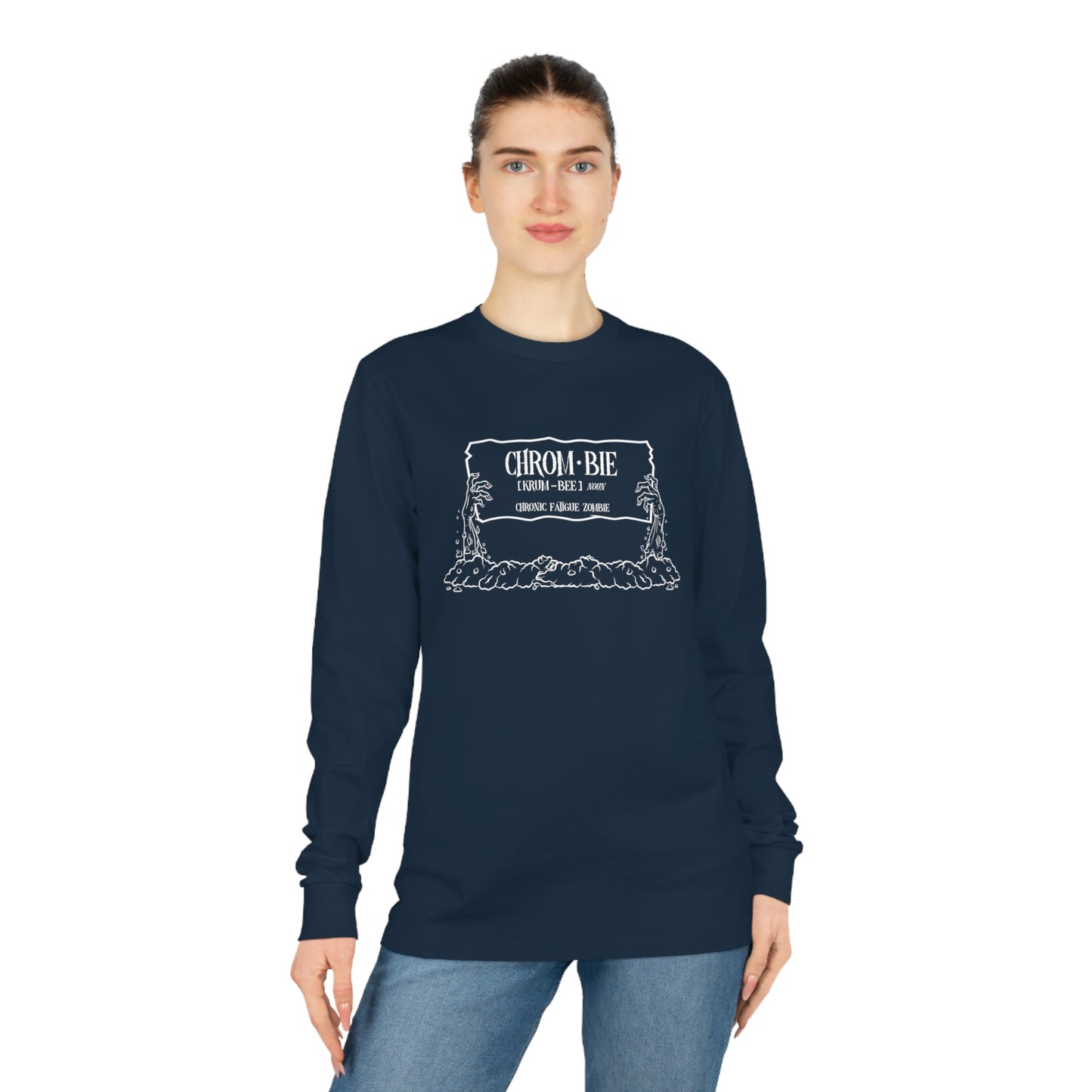 Chrombie, Unisex Organic Long Sleeve Tee, Printed