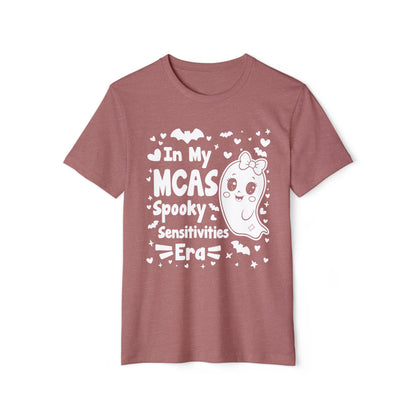 In My MCAS Spooky Sensitivities Era, Unisex Organic Cotton T-shirt, Printed