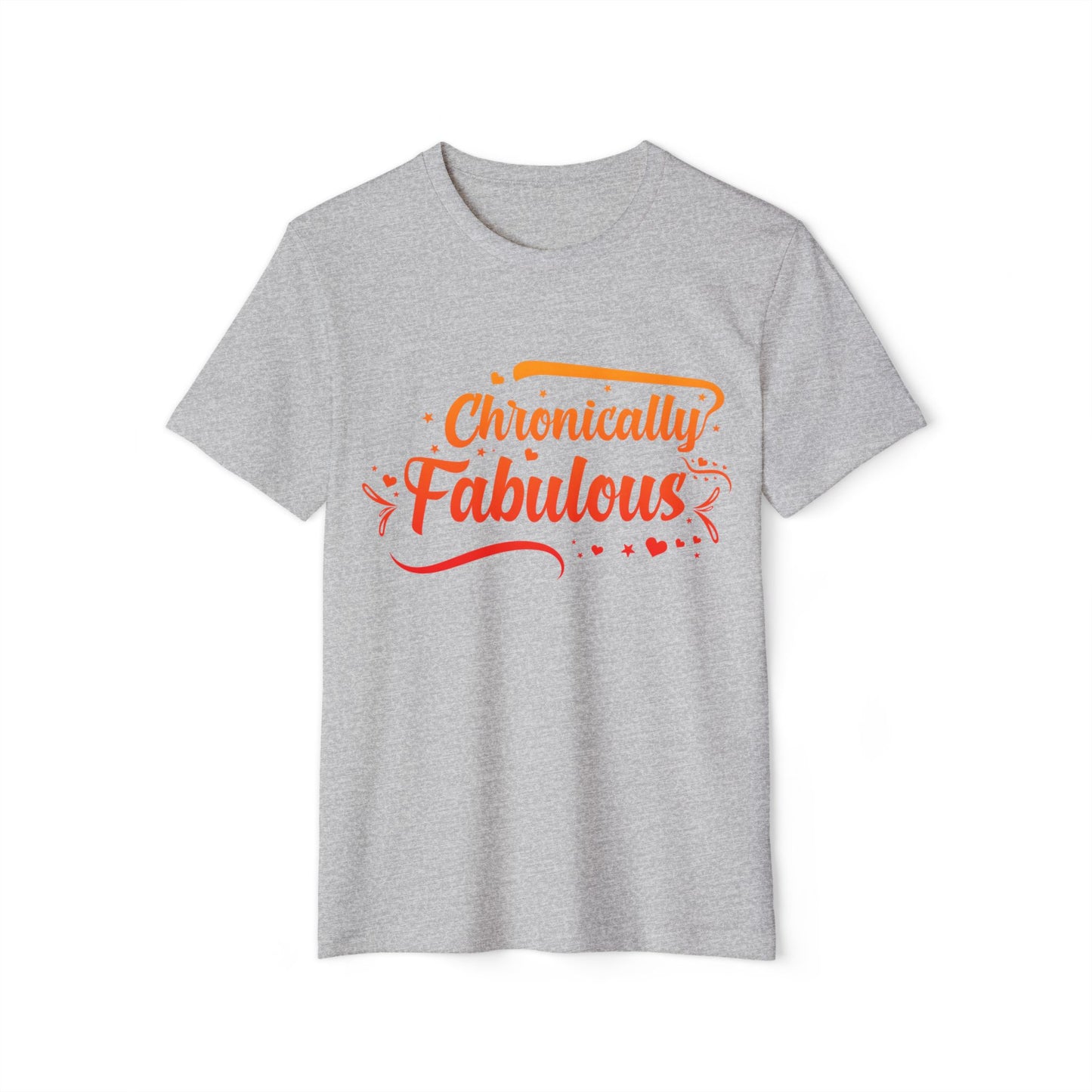 Chronically Fabulous, Unisex Organic Cotton T-shirt (Colorful), Printed