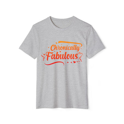 Chronically Fabulous, Unisex Organic Cotton T-shirt (Colorful), Printed