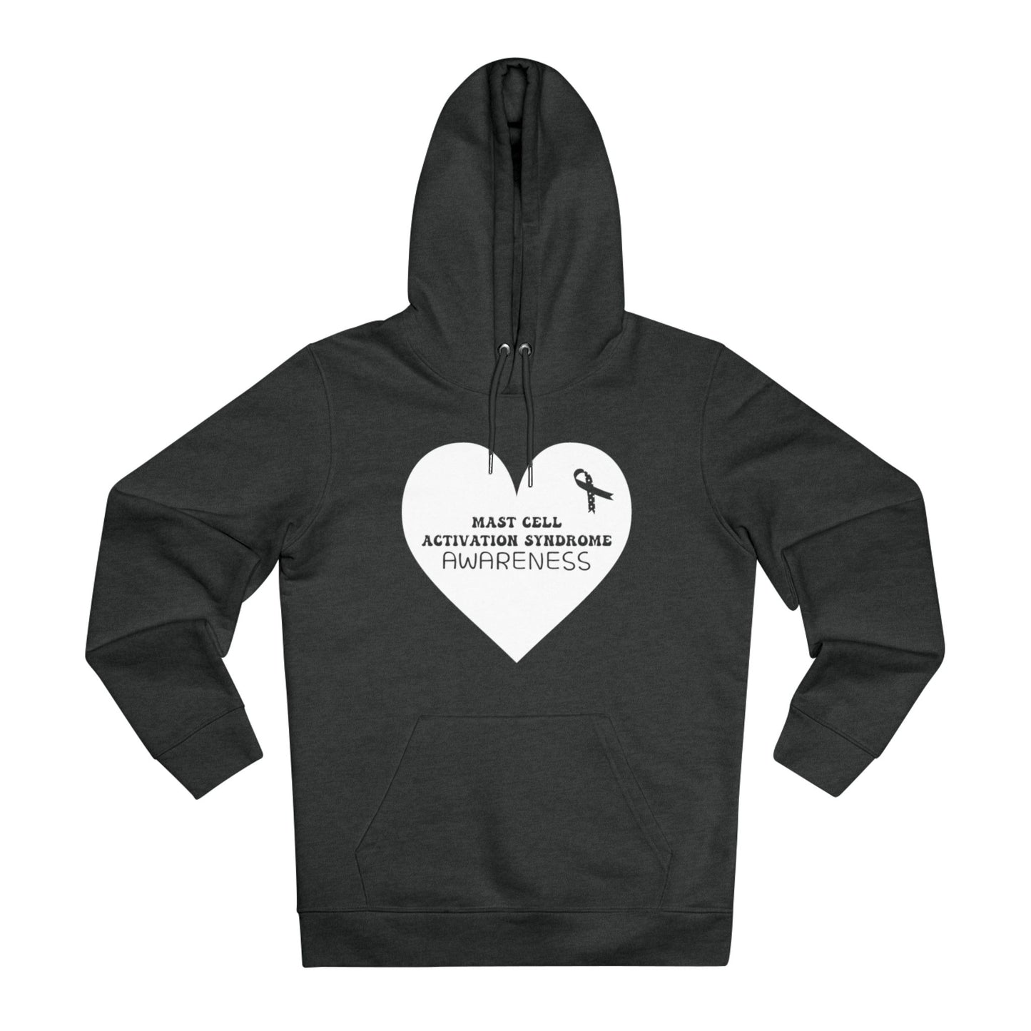 Awareness Heart - Mast Cell Activation Syndrome | Unisex Heavy Blend Organic Hoodie Sweatshirt