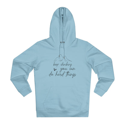 Keep Climbing in Pastel Aesthetic | Unisex Heavy Blend Organic Hoodie Sweatshirt