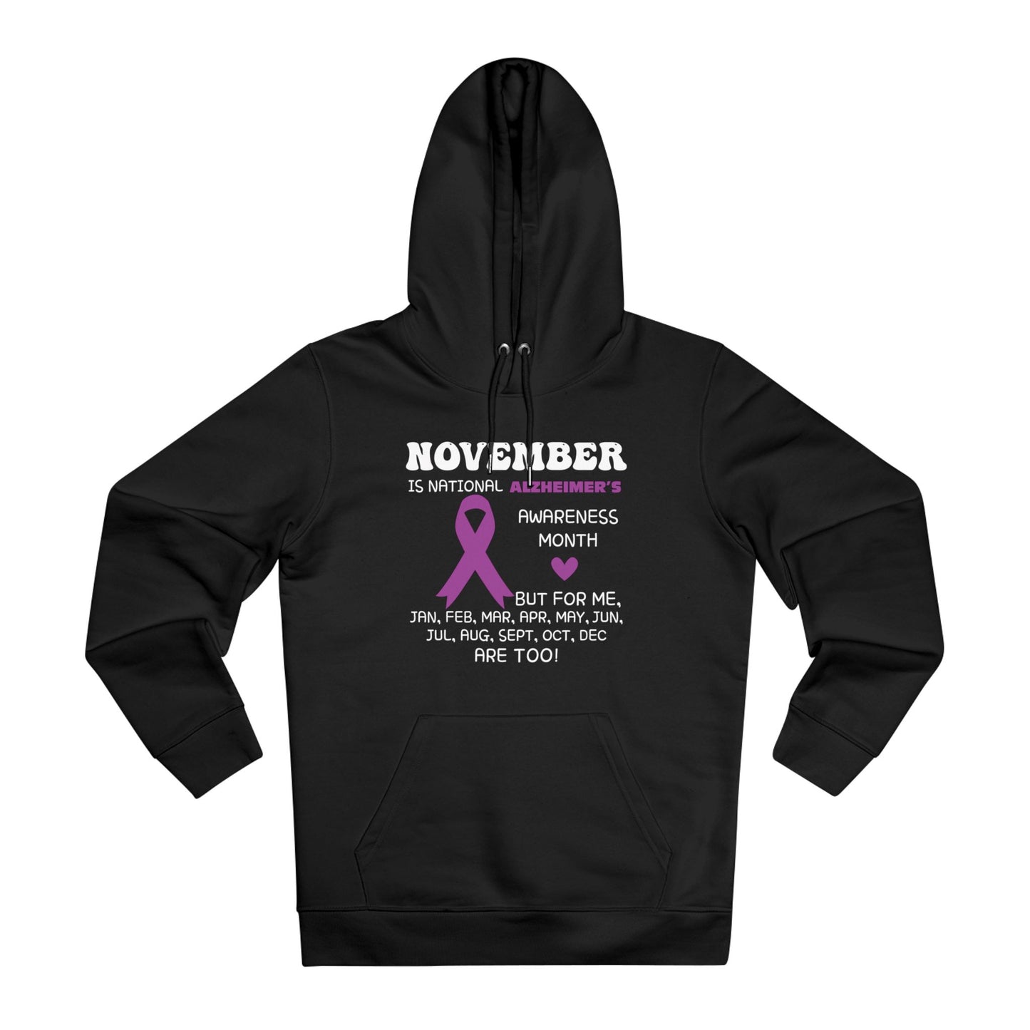 Awareness Month - Alzheimer's | Unisex Heavy Blend Organic Hoodie Sweatshirt