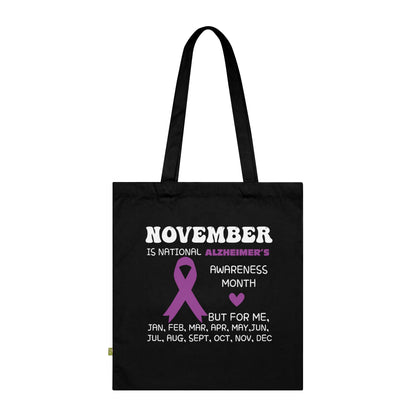 Awareness Month - Alzheimer's, Organic Tote (Colorful), Printed