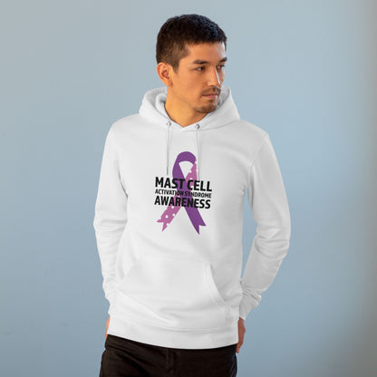 Awareness Ribbon - MCAS in Pastel Aesthetic | Unisex Heavy Blend Organic Hoodie Sweatshirt