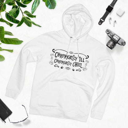 Chronically Ill, Chronically Chill in Pastel Aesthetic | Unisex Heavy Blend Organic Hoodie Sweatshirt