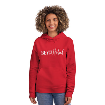 BeYOUtiful, Unisex Organic Drummer Hoodie, Printed