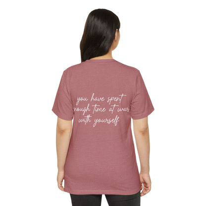 Just Breathe, Unisex Organic Cotton T-shirt, Printed