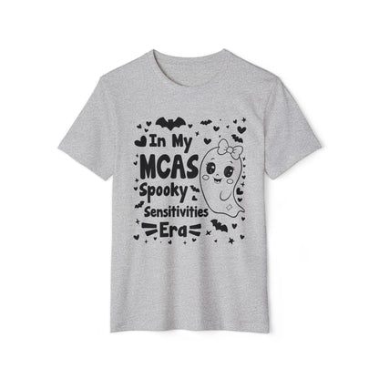 In My MCAS Spooky Sensitivities Era, Unisex Organic Cotton T-shirt, Printed