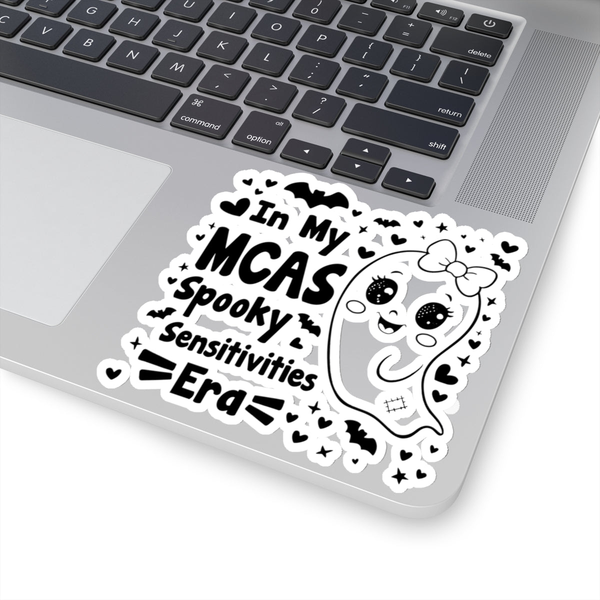 In My MCAS Spooky Sensitivities Era, Sticker (Black)