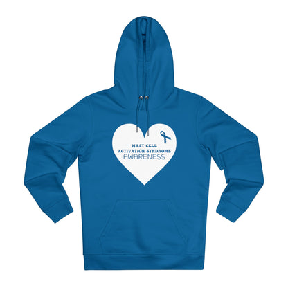 Awareness Heart - Mast Cell Activation Syndrome | Unisex Heavy Blend Organic Hoodie Sweatshirt