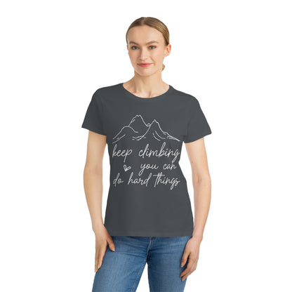 Keep Climbing, Organic Women's Classic T-Shirt, Printed