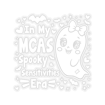 In My MCAS Spooky Sensitivities Era, Sticker (White)