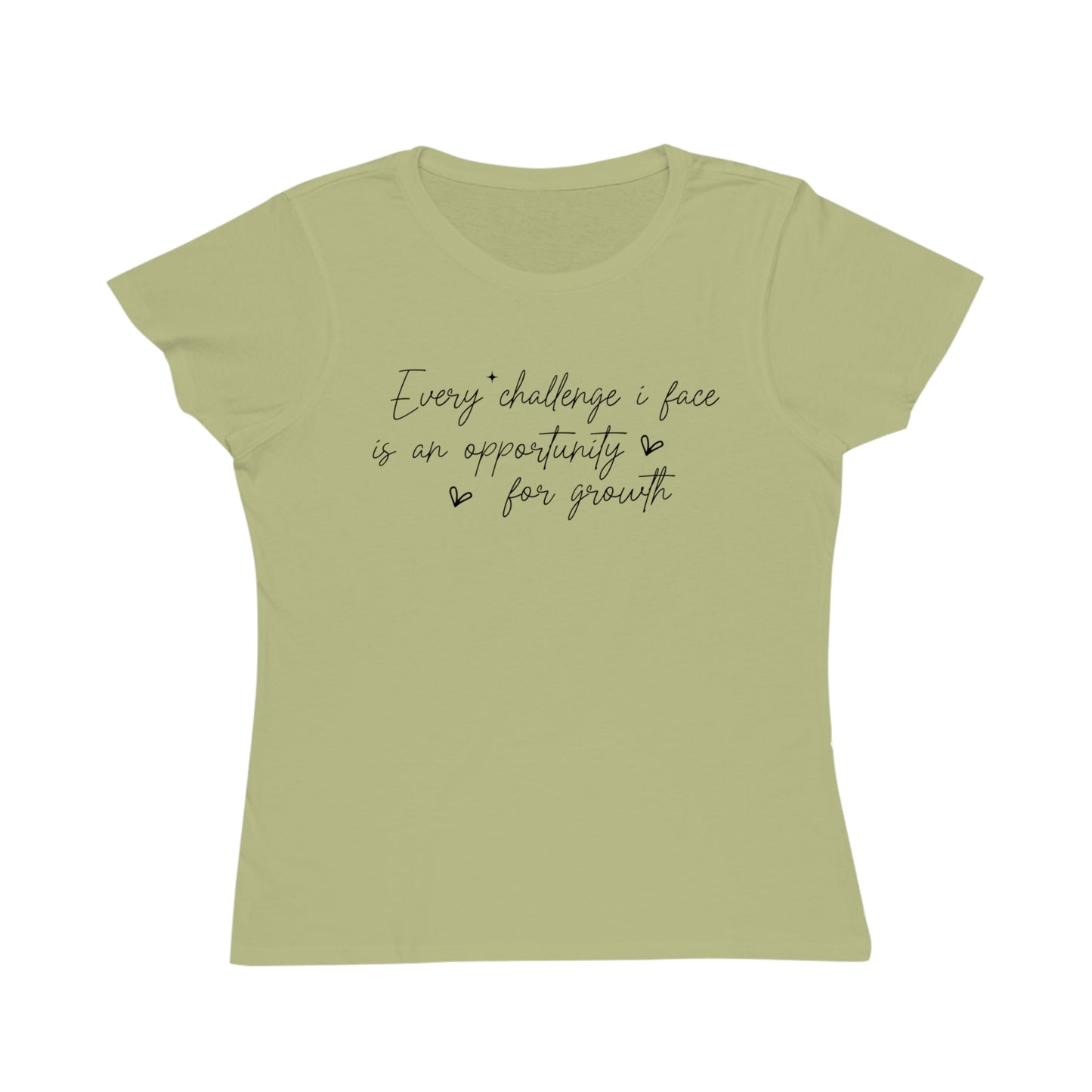 Every Challenge I Face, Organic Women's Classic T-Shirt, Printed