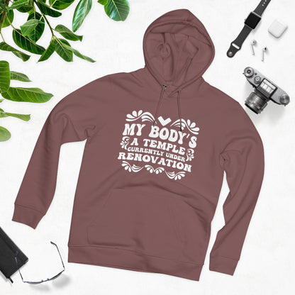 My Body's A Temple... | Unisex Heavy Blend Organic Hoodie Sweatshirt