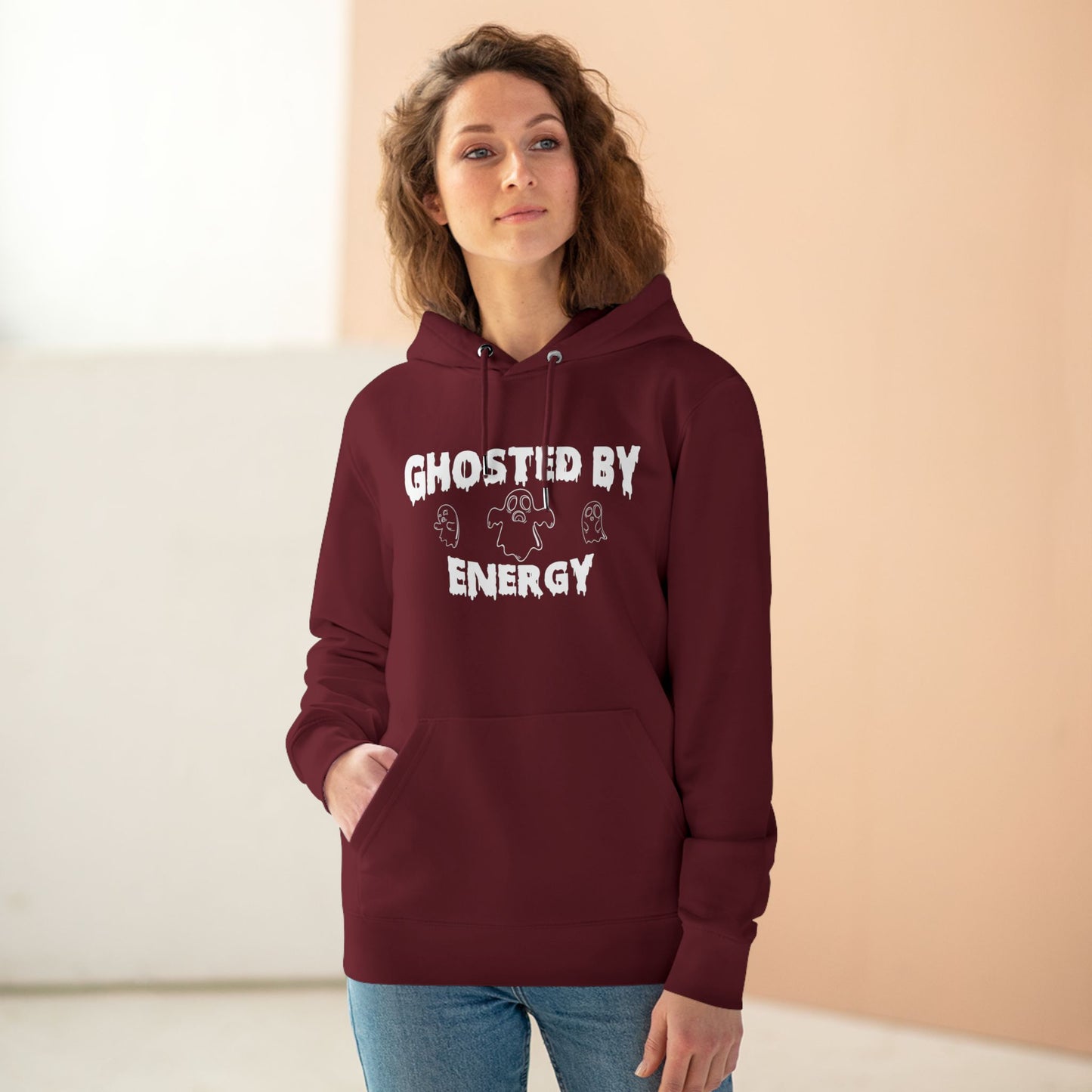 Ghosted by Energy with Spooky Ghosts | Unisex Heavy Blend Organic Hoodie Sweatshirt