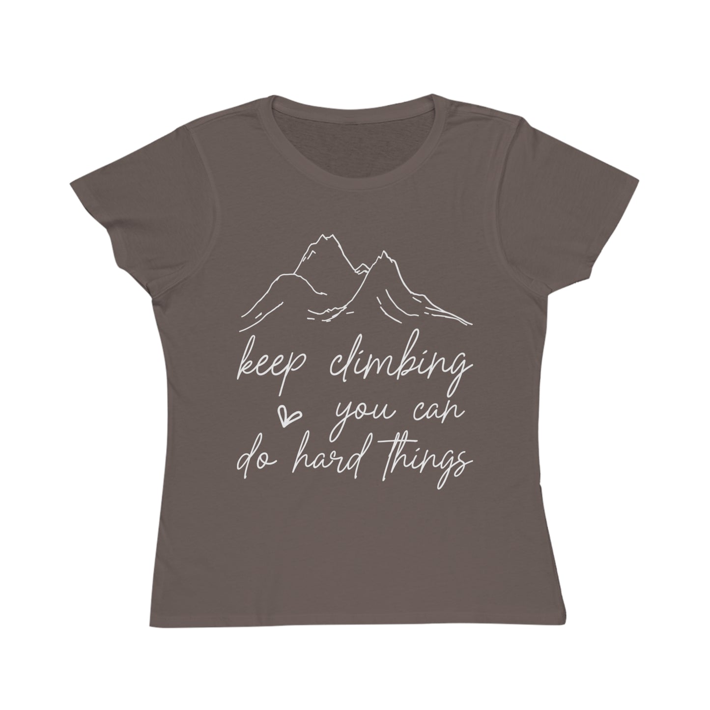 Keep Climbing, Organic Women's Classic T-Shirt, Printed