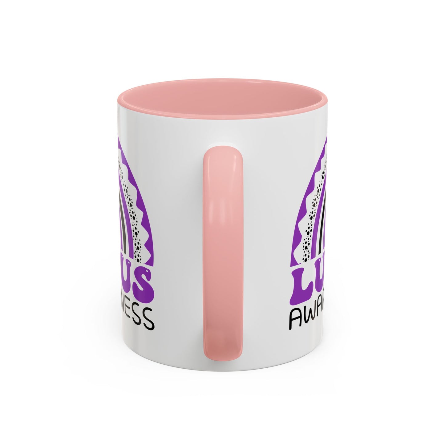 Lupus Big Awareness Rainbow | Lead-free Accent Coffee Mug (11, 15oz)