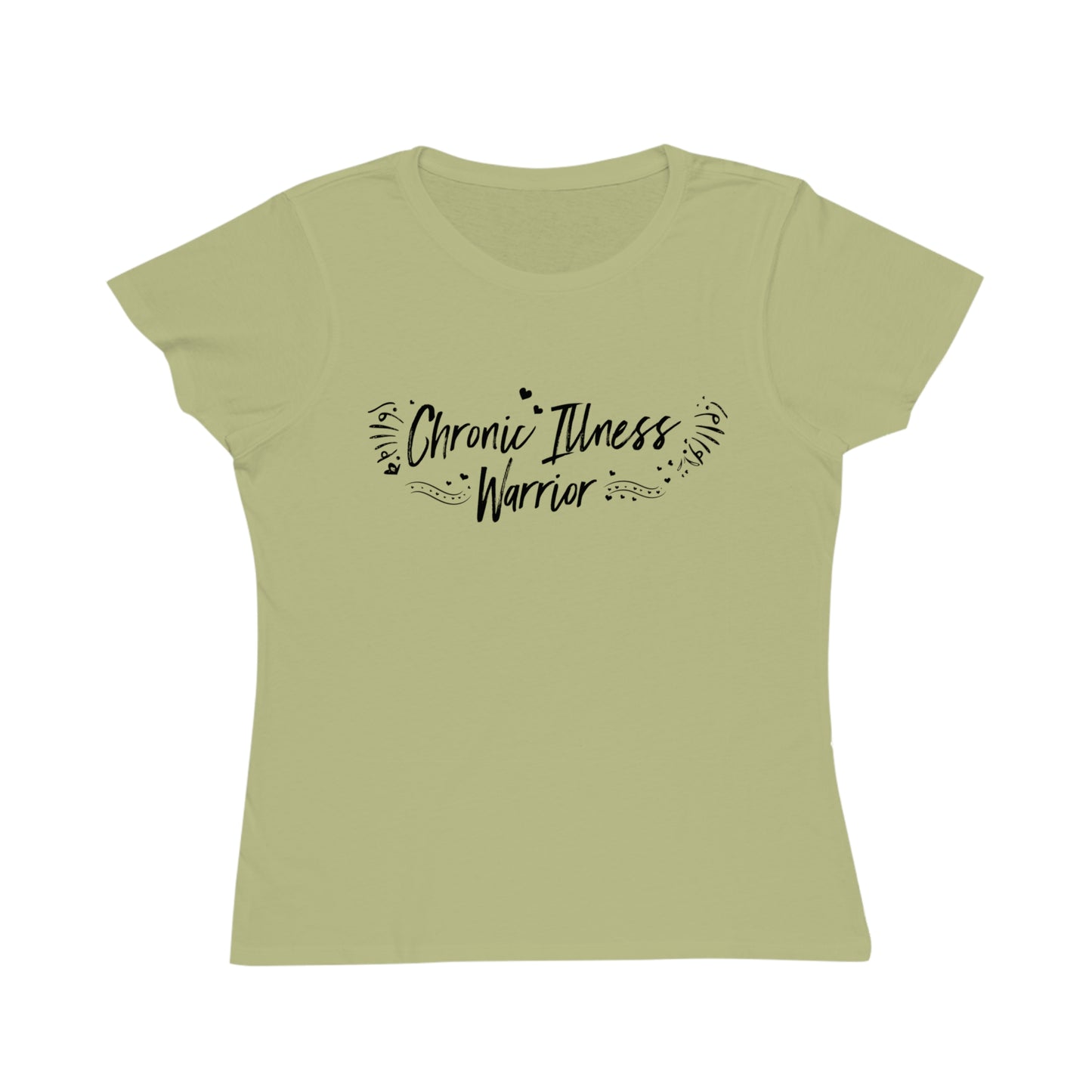 Chronic Illness Warrior, Organic Women's Classic T-Shirt, Printed